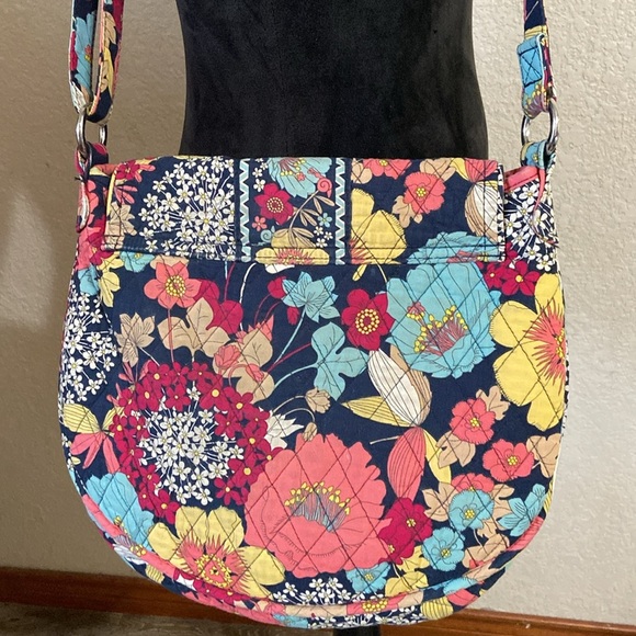 Vera Bradley Floral Patchwork Shoulder Bag - Picture 6 of 11
